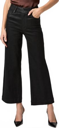 Paige Anessa Wide Leg Jean In Black