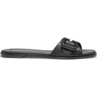 BOSS Charlize Slide Sandal in Black at Nordstrom Rack, Size 6