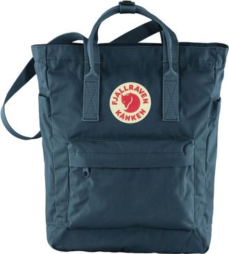 Fj&auml;llr&auml;ven Schultertasche FJ&Auml;LLR&Auml;VEN Kanken Totepack, Damen, Gr. B/H/T: 30cm x 36cm x 15cm, blau (dunkelblau), Baumwolle, Polyester, Taschen Schultertasche