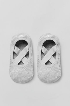Alo | Womens Pivot Barre Socks in Athletic Heather Grey, Size: Medium/Large