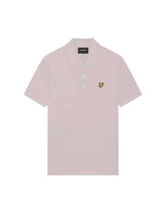 Lyle & Scott Mens Lyle & Scott Branded Chest Logo Mauve Dusk Polo Shirt - Pink - Size: 36