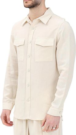 Yes London Butter Tencel Linen Men Shirt