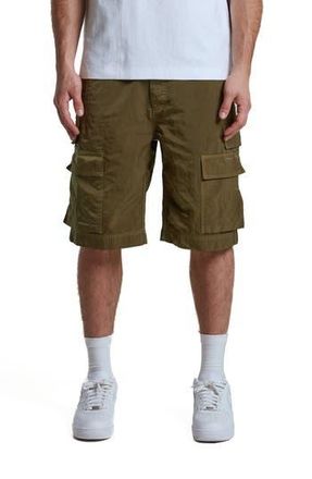 Purple Woven Cargo Shorts in Green at Nordstrom Rack, Size 30