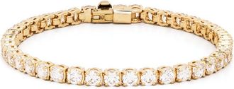 Swarovski Matrix Tennis bracelet - women - Brass/Crystal - S - Gold