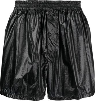 SAPIO thigh-length track shorts - unisex - Polyamide - 50 - Black