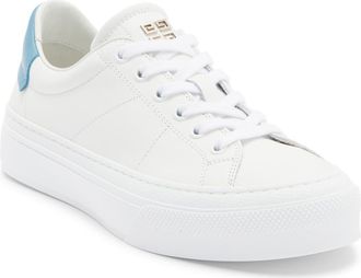 Givenchy City Platform Sneaker in White Blue at Nordstrom Rack, Size 5Us / 36Eu