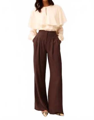 Marie Oliver Macbee Pants In Walnut