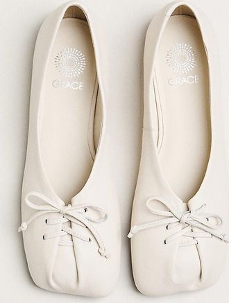 Grace Butter Square-Toe Flats