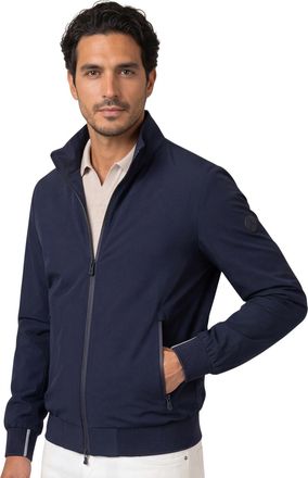 People of Shibuya People of Shibuya zomerjas marineblauw normale fit effen rits