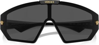 Versace Shield Zonnebril - unisex - Zonnebrillen - Zwart - 47 MM - Accessoires