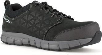 Reebok Ib1036-1s3 Excel Light Scarpe Basse Da Lavoro Antinfortunistica N.44 In Nylon/pelle Nero S3 Con Puntale In Alluminio E Resistenti Allacqua Nero 44 - R