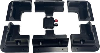 OEM Juego De 7 Soportes De Montaje Para Paneles Solares, No Requiere Perforaci&oacute;n, Soportes De Abs Para Paneles Solares, Kit De Montaje Para Techos De Auto