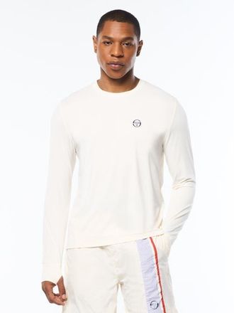 Sergio Tacchini Attivo Damarindo Long Sleeve Tee in Gardenia at Nordstrom, Size Xxx-Large