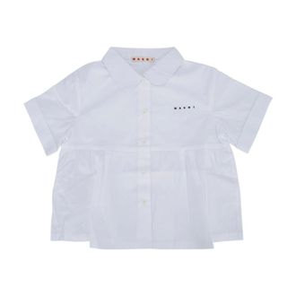 Marni Shirts, male, White, Size: 10 Y Shirts