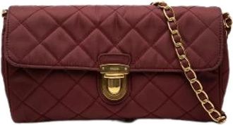 Prada Pre-owned Quilted Nylon Crossbody Bag - Dames - Vintage Schoudertas - Rood - ONE Size - Nylon - Vintage