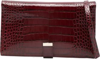 Tom Ford Portafoglio con effetto coccodrillo - Rosso