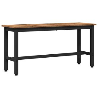 vidaXL Vidaxl Panchina Da Pranzo Legno Vecchio 100 X 32,5 X 48,5 Cm
