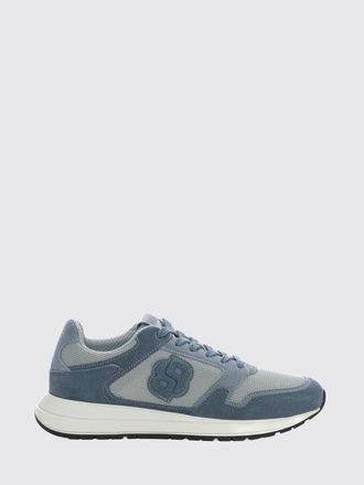 HUGO BOSS Sneakers Boss in mesh e camoscio