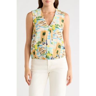 Daniel Rainn Faux Wrap Top in R012 Cream at Nordstrom Rack, Size X-Large