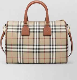 Burberry mini bowling check tote bag