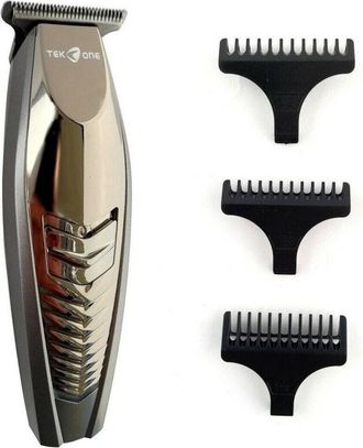 Trade Shop Trade Shop - Rasoio Elettrico Regolabarba Taglia Capelli Batteria Ricaricabile 3 Pettini 3910