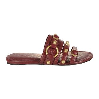 Balenciaga Sliders, female, Brown, Size: 10 US City Slide Sandals