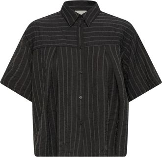 Ichi Shirt - Dames - Overhemden - Zwart - L - Overhemden