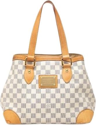 Louis Vuitton Pre-owned Hampstead PM - Dames - Vintage Shopper - Wit - ONE Size - Leer - Vintage