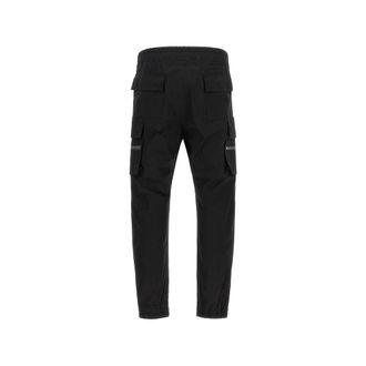 Rick Owens Cotton-Blend Cargo Trousers - Black