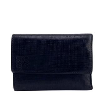 Loewe Pre-owned Wallets, unisex, Black, Size: ONE SIZE Pre-owned Linen Wallet