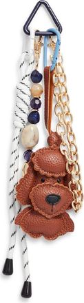 Chelsea28 Dog Cluster Bag Charm in Brown Multi- Gold at Nordstrom