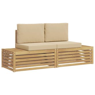 vidaXL Juegos De Sof&aacute;s 3 Pieza 182,5 X 63 X 73 Cm Vidaxl