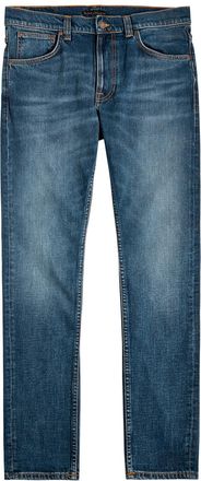 Nudie Jeans Lean Dean Slim-leg Jeans - Blue - 36 (W36 / XL)