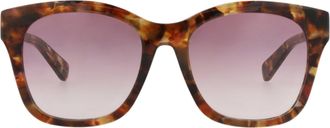 Chlo&eacute; Square-Frame Recycled Acetate Sunglasses