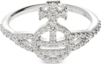 Vivienne Westwood Anello Calliope Orb - Argento