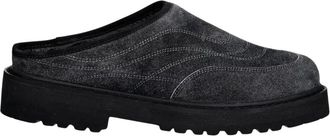 Diemme Maggiore Slide - Heren - Slip ons - Zwart - 44 EU - Leer - Schoenen