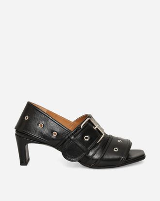 Our Legacy Women s 4cm Belt Sandals True Dye Black