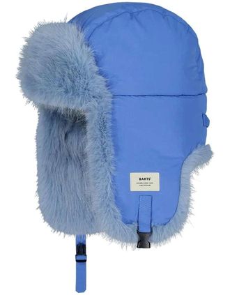 Barts Womens Barts Womens Hawka Bomber Faux Fir Trapper Hat - Blue - Size: ONE size