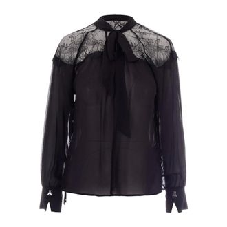 Patrizia Pepe Patrizia Pepe, Blouses, female, Black, Size: XS Blouses