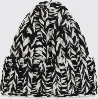 Ami Bicolour Knit Wool Beanie with Cuffed Hem