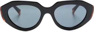 Missoni cat-eye frame tinted sunglasses - women - Acetate - 47 - Black