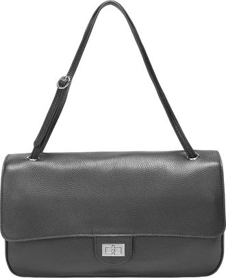 Tiffany & Fred 33Cm Leather Flap Tote