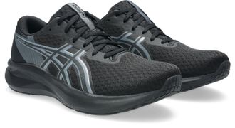 Asics Laufschuh ASICS PATRIOT 14, Herren, Gr. 42,5, schwarz (schwarz, metropolis), Textil, Schuhe Laufschuh