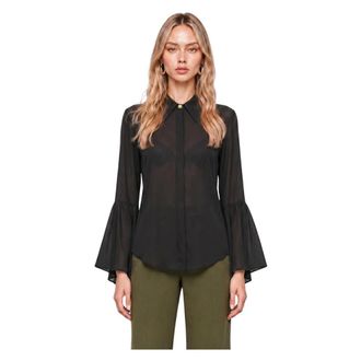 Kocca Dames, Blouses & Shirts, Zwart, Maat: L