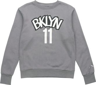 Nike Jordan Air Jordan Brooklyn Nets Round Neck Pullover Gray CN1035-002