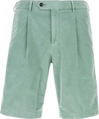 Pantaloni Torino Heren, Korte broeken, Groen, Maat: M Corduroy
