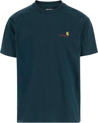 Carhartt Work in Progress Script short-sleeve T-shirt - men - Cotton - M - Blue