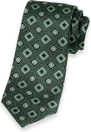 Paul Fredrick Medallion Woven Silk Tie