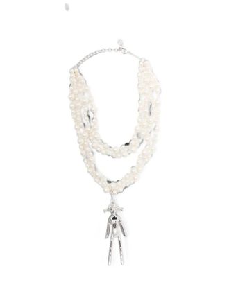 Yvmin Necklace Pearl Middle Girl Pearl