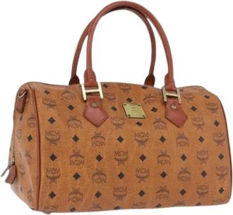 MCM Tweedehands Canvas handtassen - Dames - Vintage Handtas - Bruin - ONE Size - Vintage